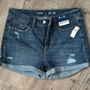 Old Navy Women's Blue Denim Shorts size 10, NWT